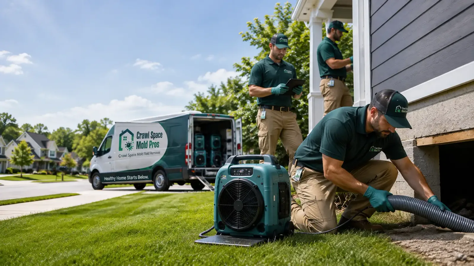 Crawl Space Mold Removal in Owen, WI